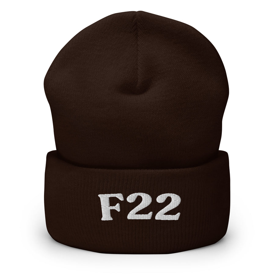 F22 Delusional Disorder: Cuffed Beanie