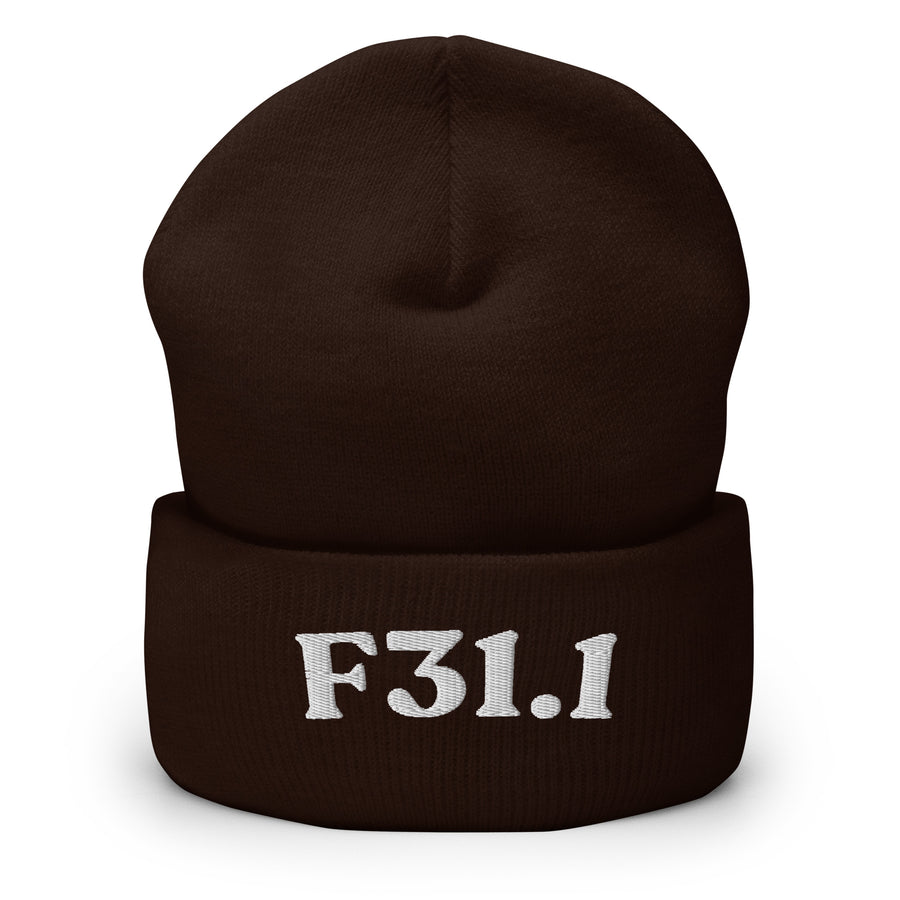 F31.1 Bipolar I Disorder, Manic Episode: Cuffed Beanie