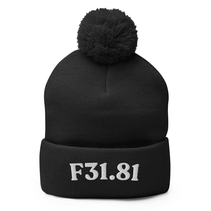 F31.81 Bipolar II Disorder: Pom-Pom Beanie