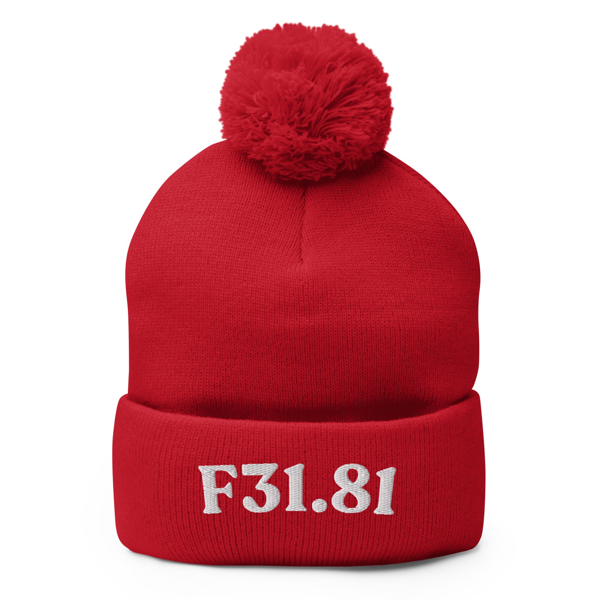F31.81 Bipolar II Disorder: Pom-Pom Beanie