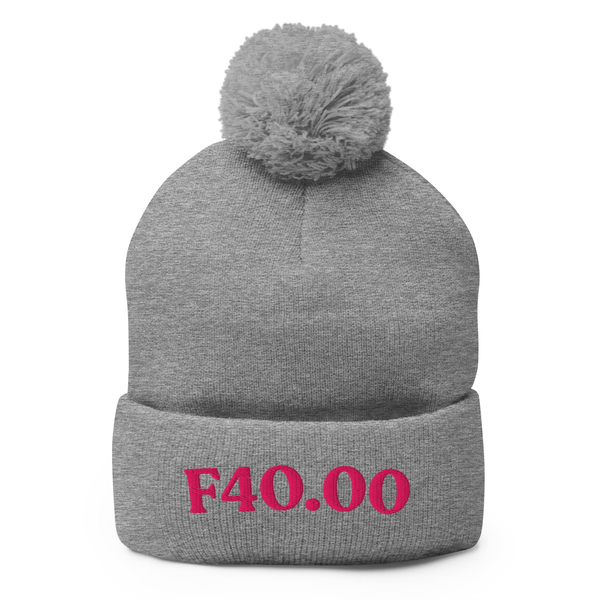 F40.00 Agoraphobia: Pom-Pom Beanie