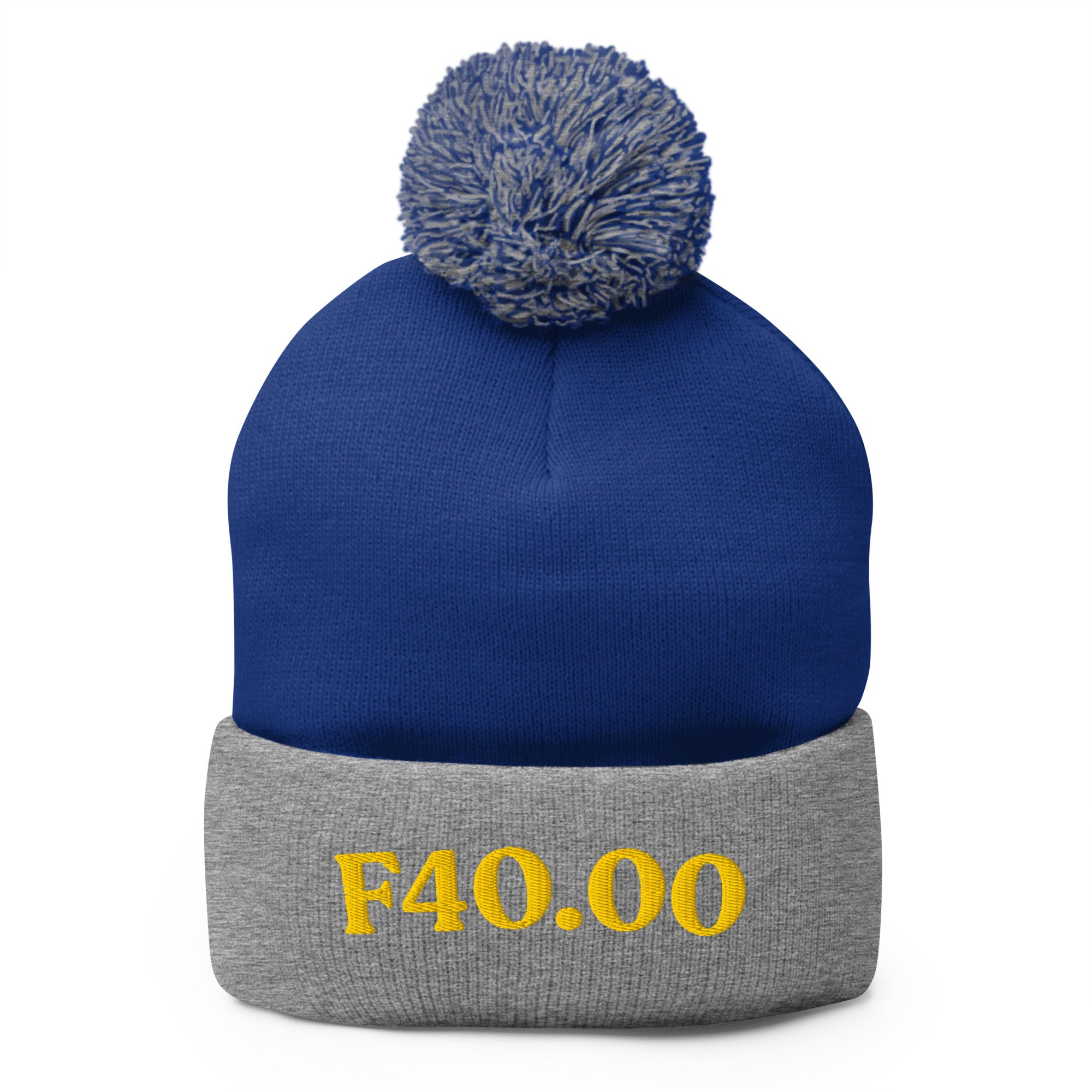 F40.00 Agoraphobia: Pom-Pom Beanie
