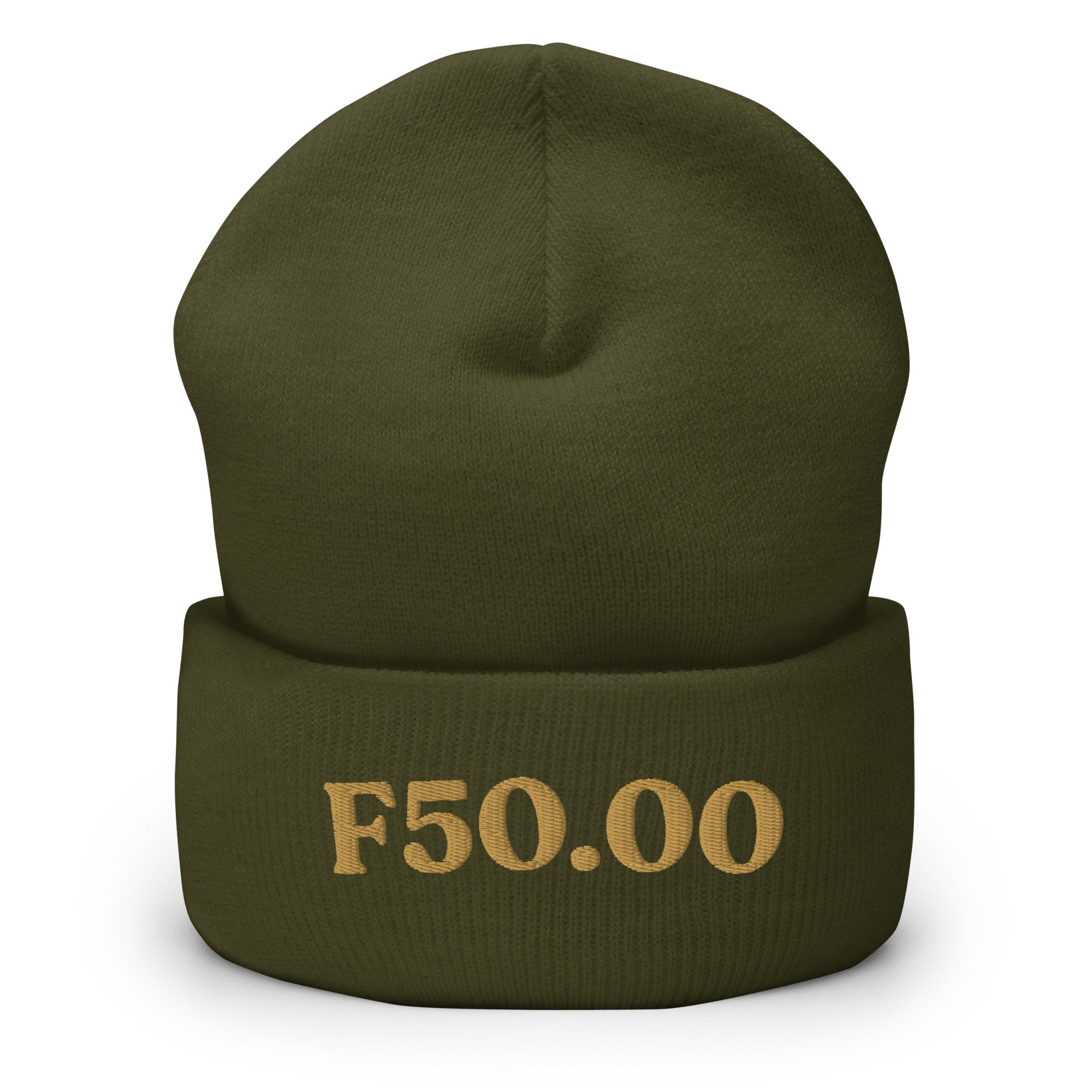F50.00 cuffed beanie