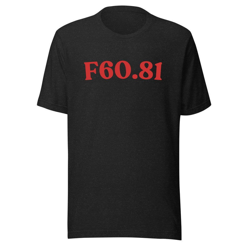 F60.81 | Black Heather | Red