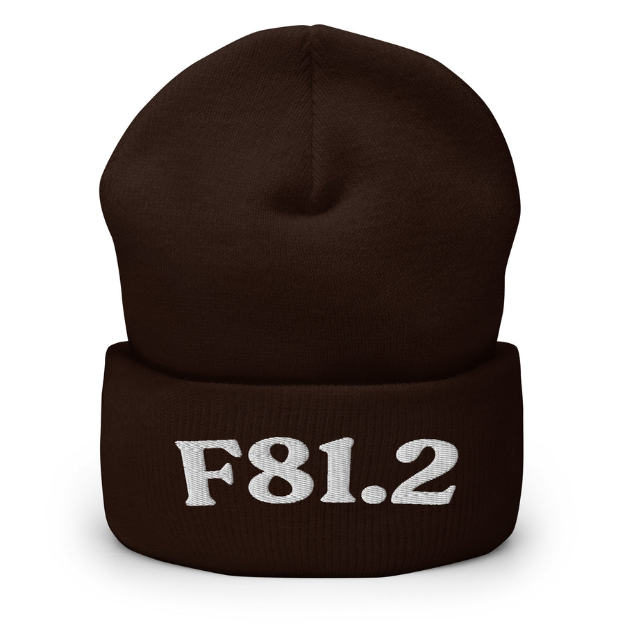 F81.2 Dyscalculia: Cuffed Beanie