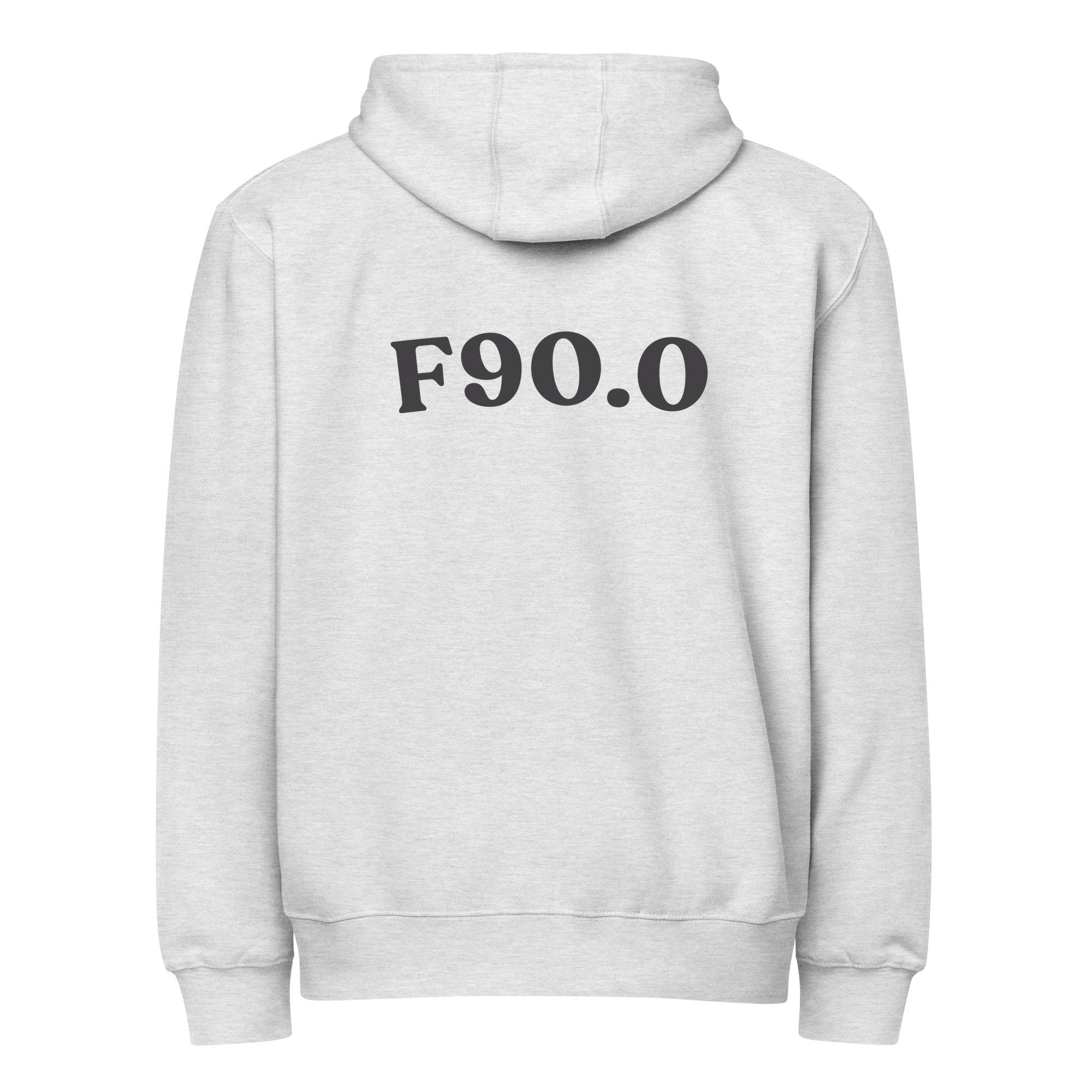 F90.0 | LS14003-back | heather-grey | black