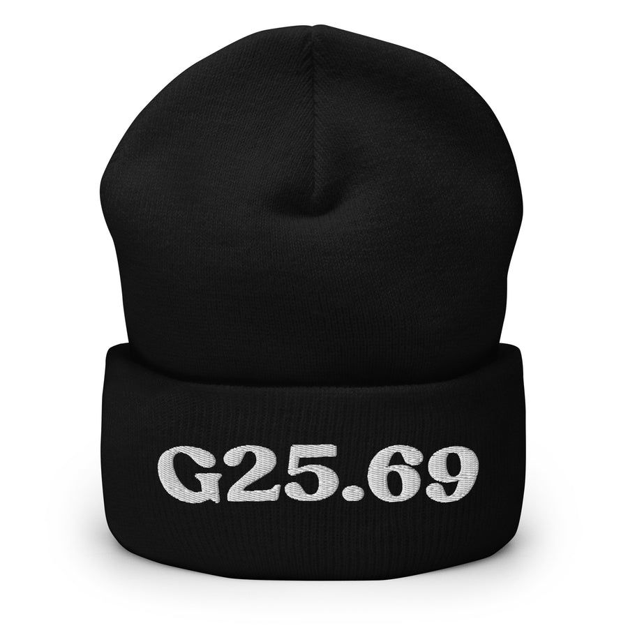 G25.69 Tic Disorder, Unspecified: Cuffed Beanie
