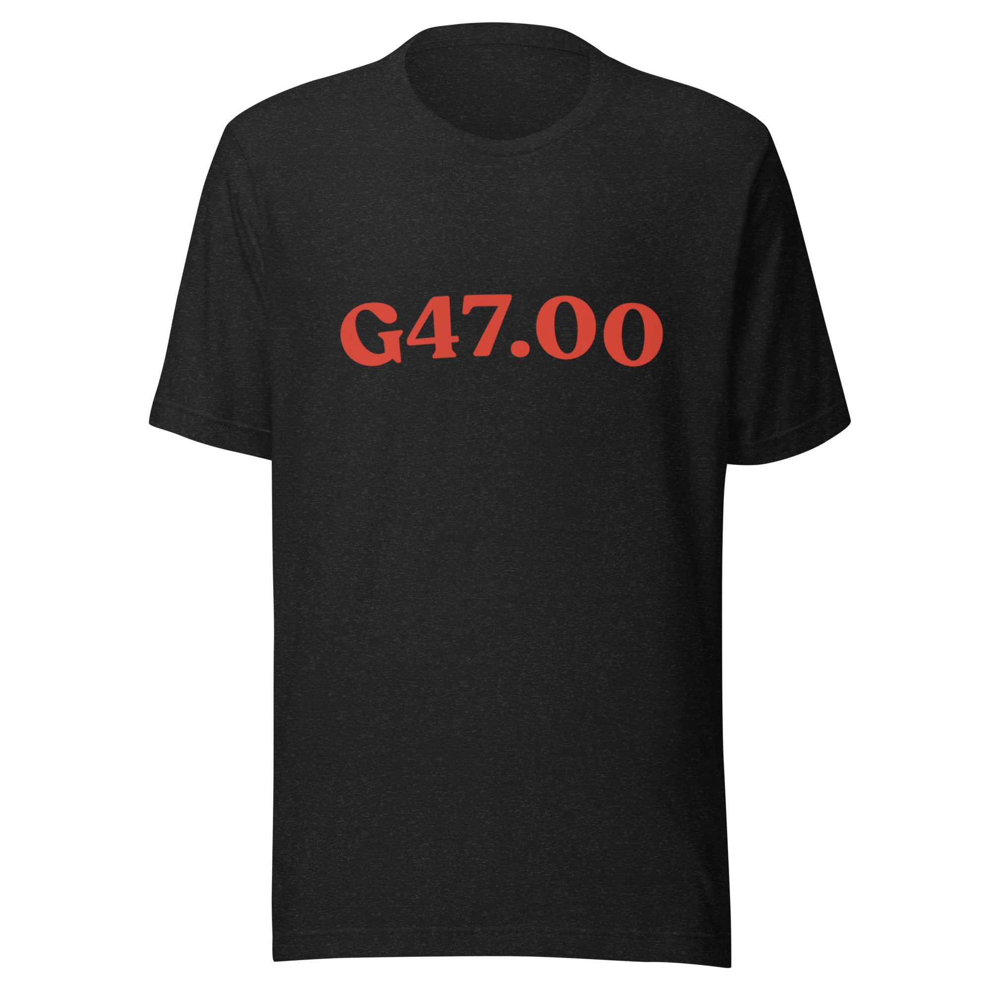 G47.00 | Product 71 | Black Heather | Red
