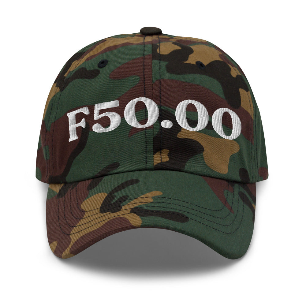 F50.00 Anorexia Nervosa - Green Camo / White