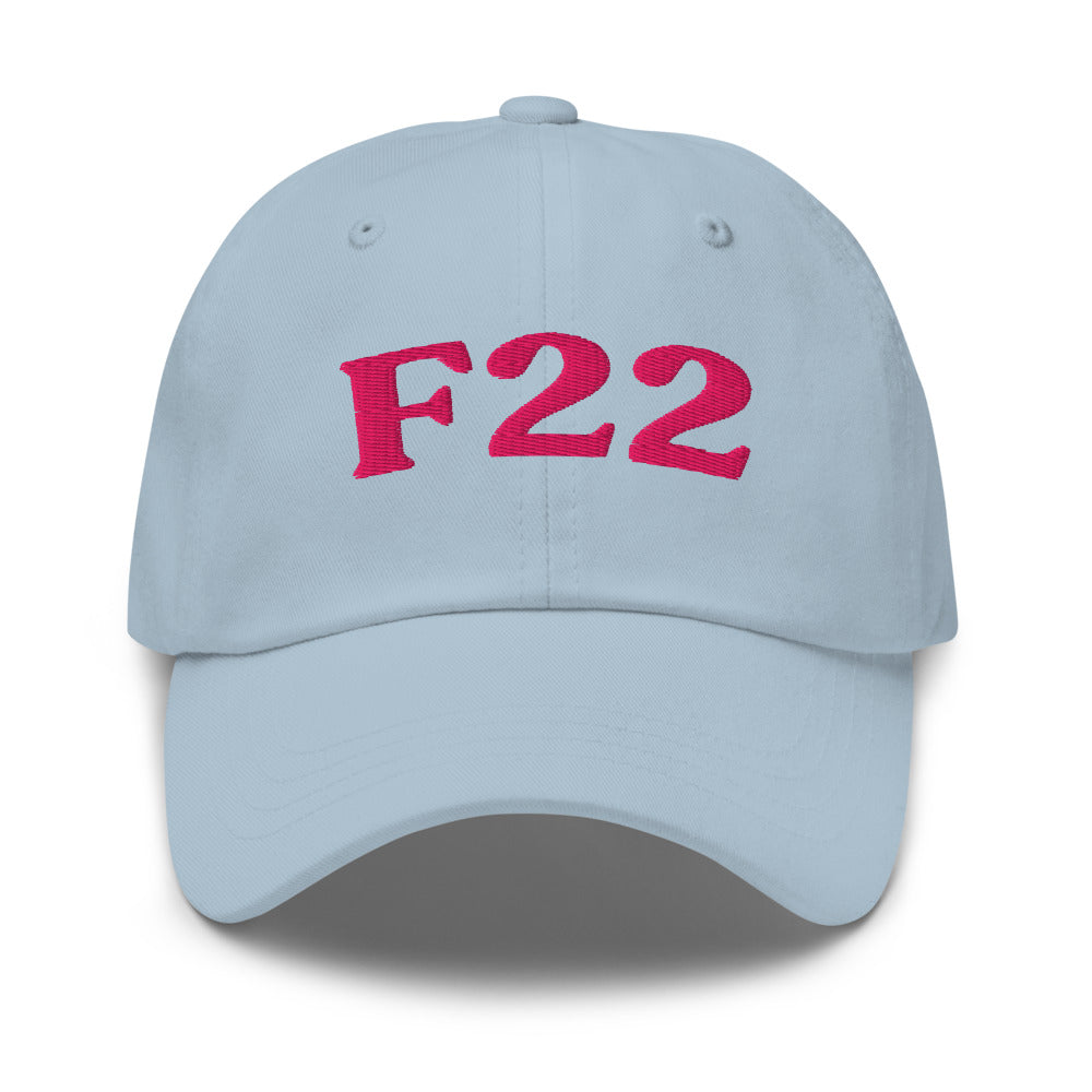 F22 Delusional Disorder - Light Blue / Flamingo