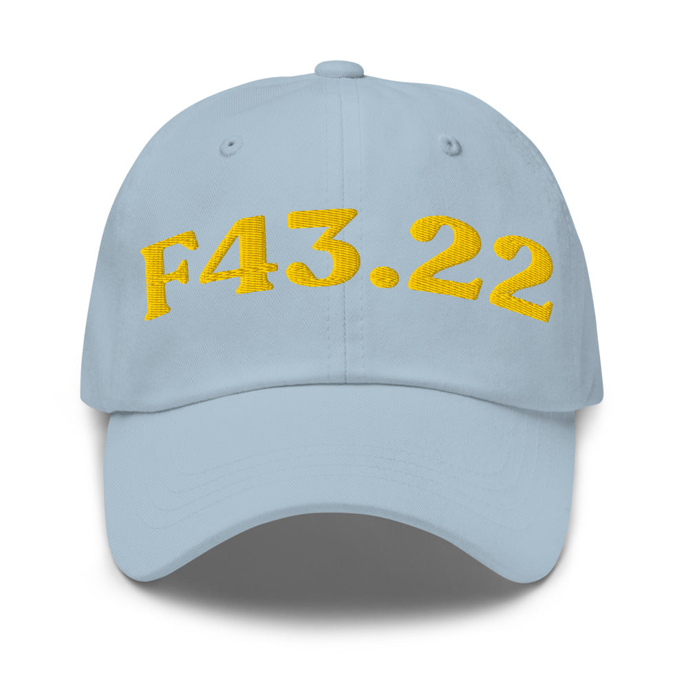 F43.22 Adjustment Disorder With Anxiety - Light Blue / Gold