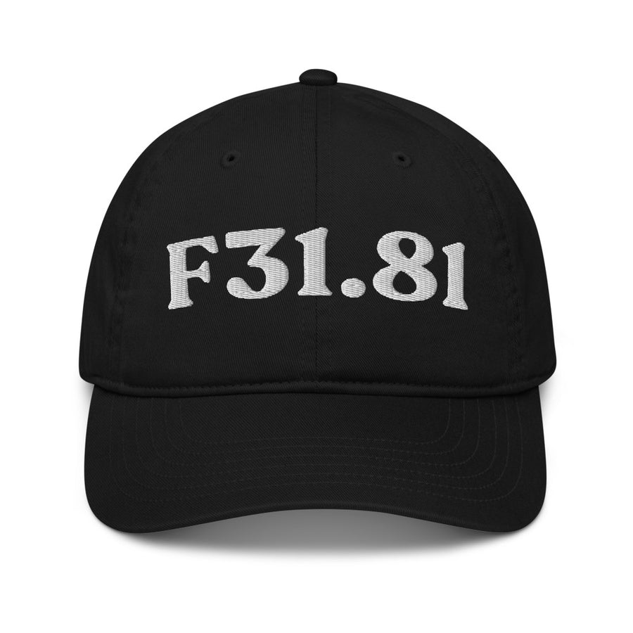 F31.81 Bipolar II Disorder: Organic Baseball Cap – hat preview