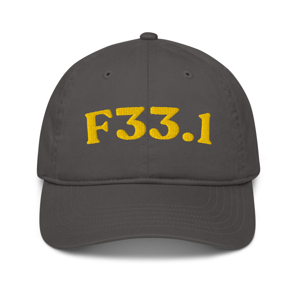 F33.1 Major Depressive Disorder, Recurrent Moderate - Charcoal / Gold
