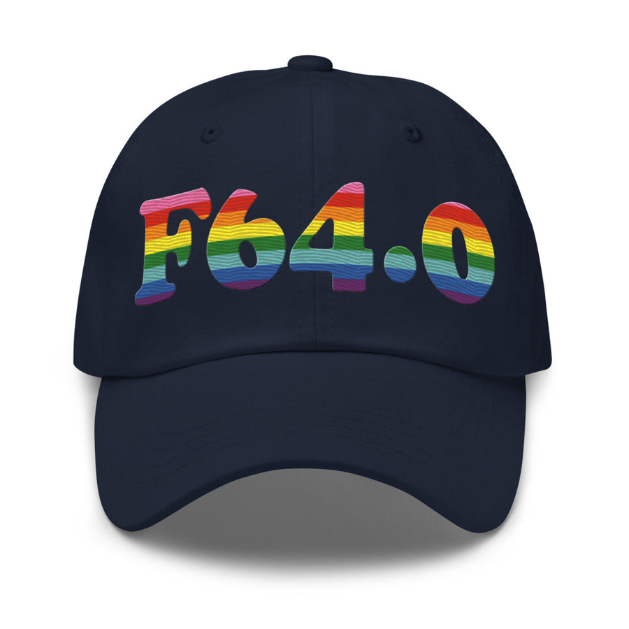 F64.0 Transsexualism: 8-Stripe Pride Cap