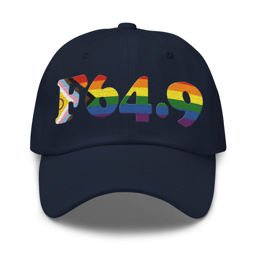 F64.9 Gender Identity Disorder, Unspecified: Progress + Intersex Pride Cap