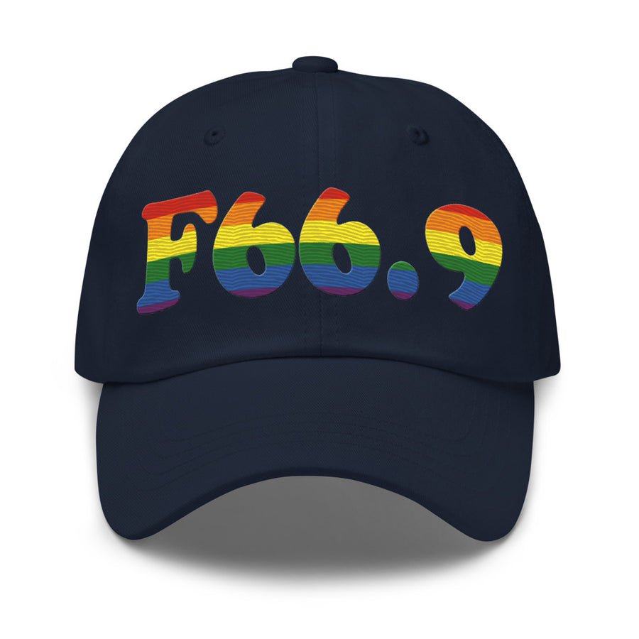 F66.9 Psychosexual Development Disorder, Unspecified: 6-Stripe Pride Cap