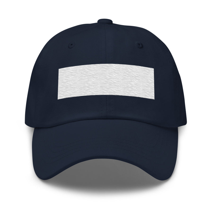 White-rectangle Classic Dad Hat
