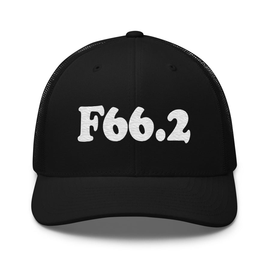 F66.2 Sexual Relationship Disorder: White-rectangle Retro Trucker Hat