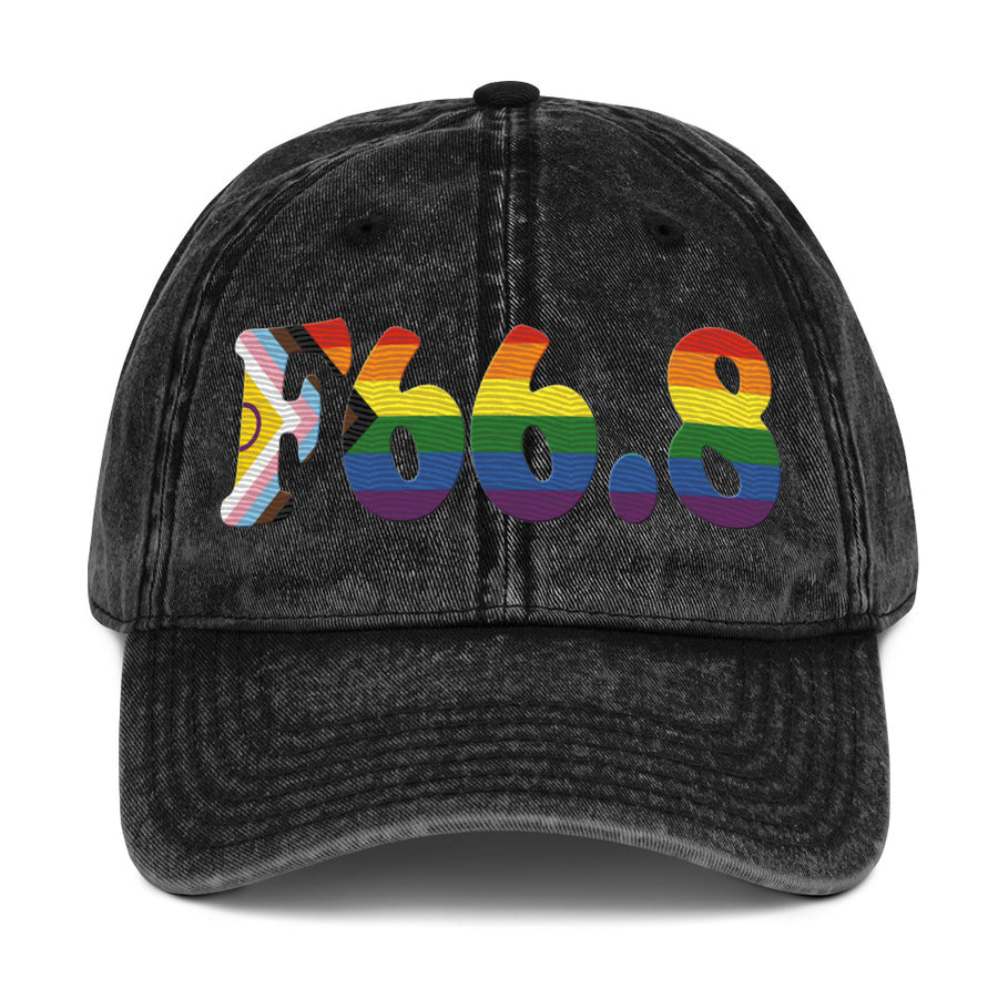 F66.8 Other Psychosexual Development Disorders: Progress + Intersex Pride Vintage Cap