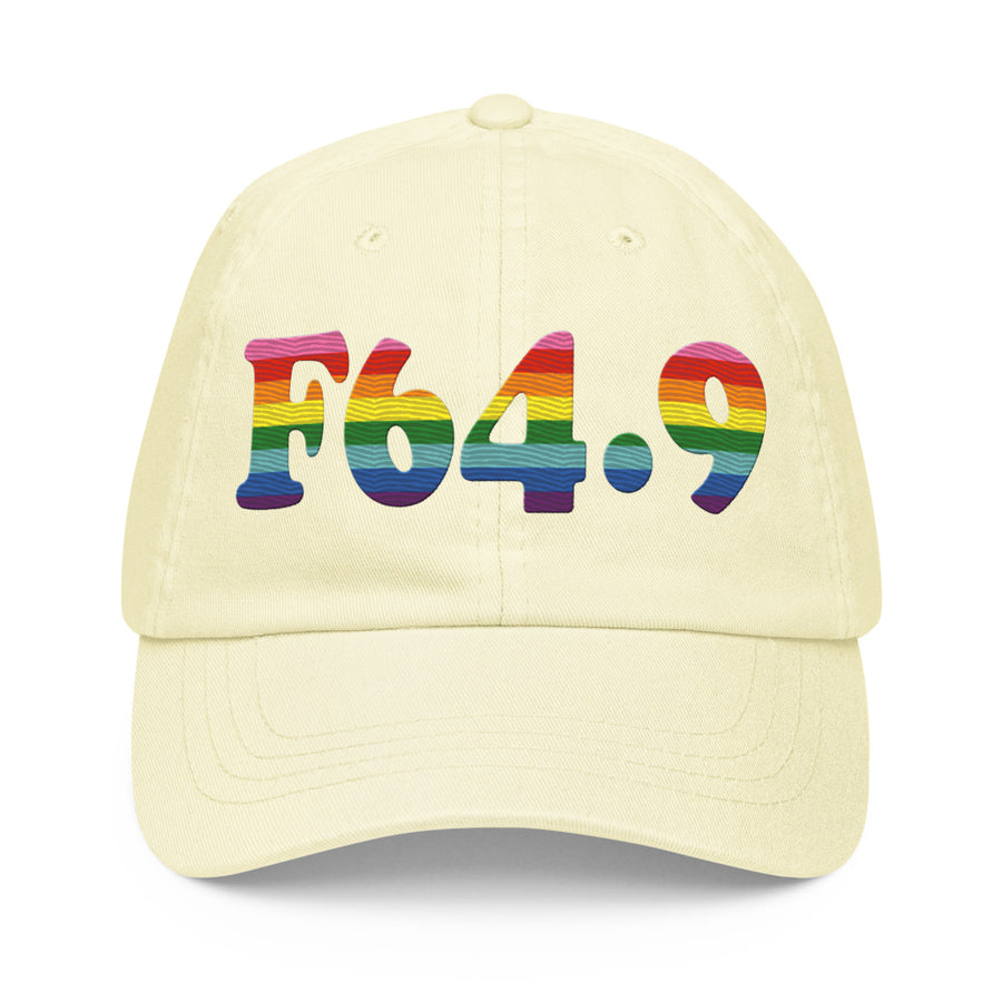 F64.9 Gender Identity Disorder, Unspecified: 8-Stripe Pride Pastel Baseball Hat