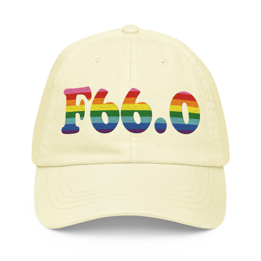 F66.0 Sexual Maturation Disorder: 8-Stripe Pride Pastel Baseball Hat