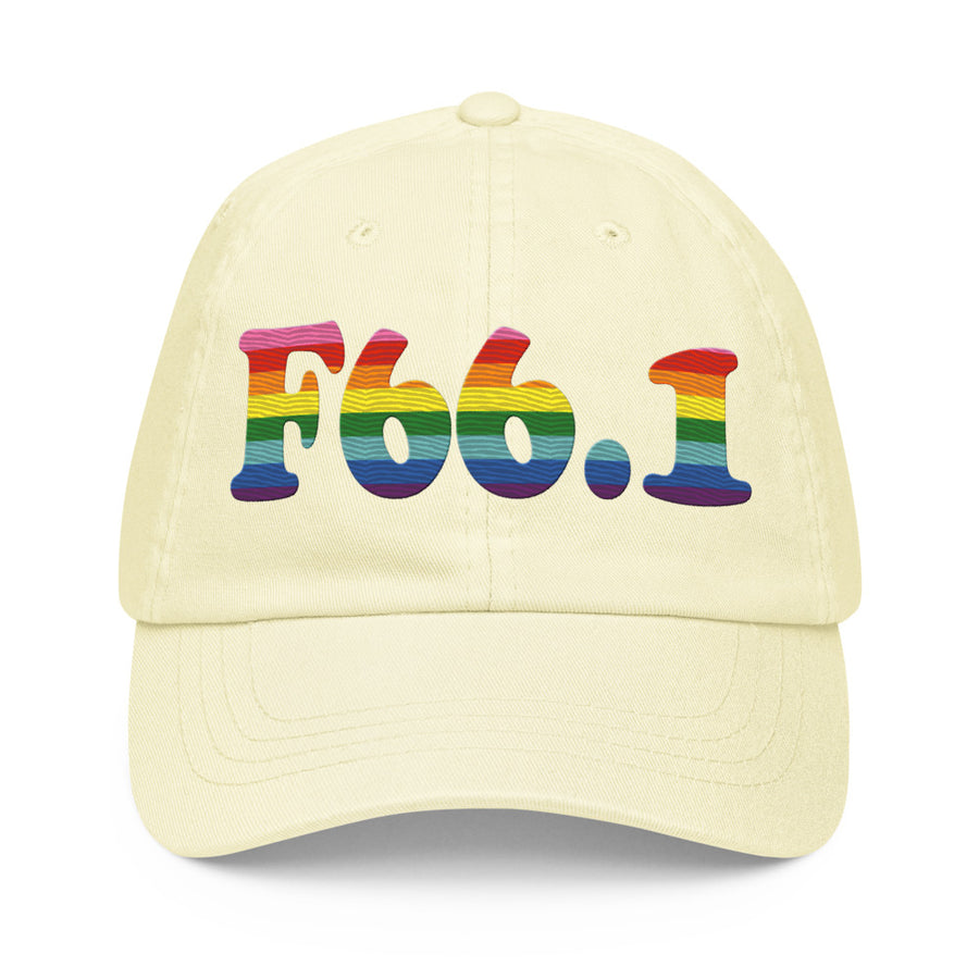 F66.1 Egodystonic Sexual Orientation: 8-Stripe Pride Pastel Baseball Hat