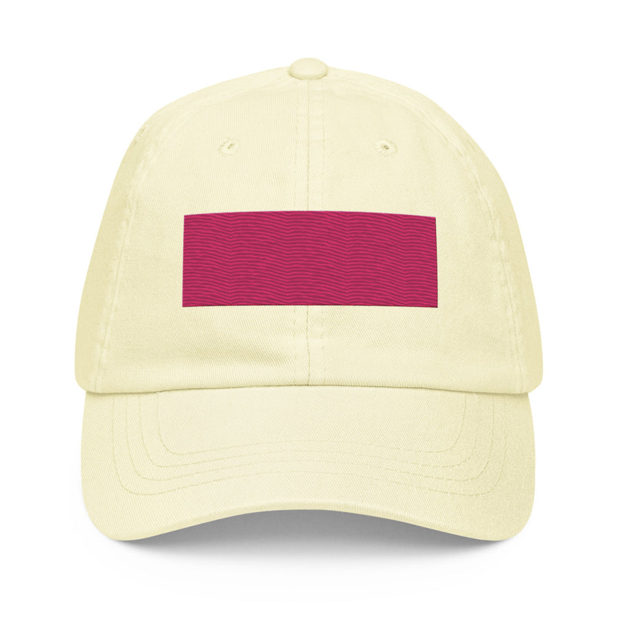 Pink-rectangle Pastel Baseball Hat