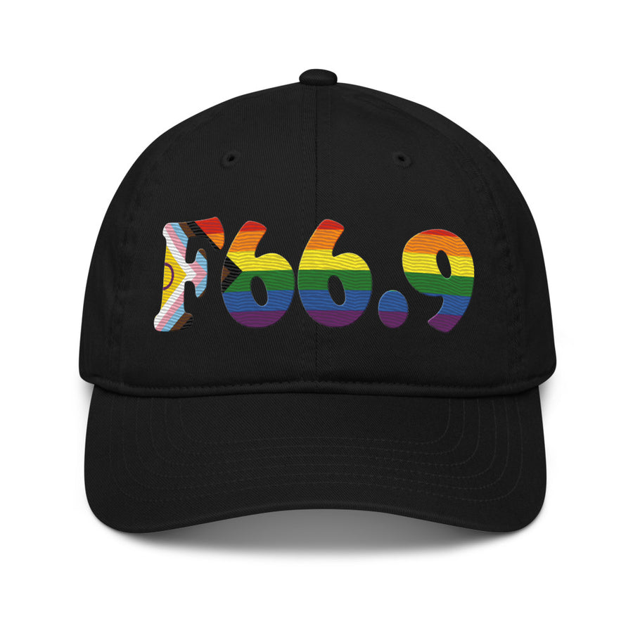 F66.9 Psychosexual Development Disorder, Unspecified: Progress + Intersex Pride Organic Baseball Cap