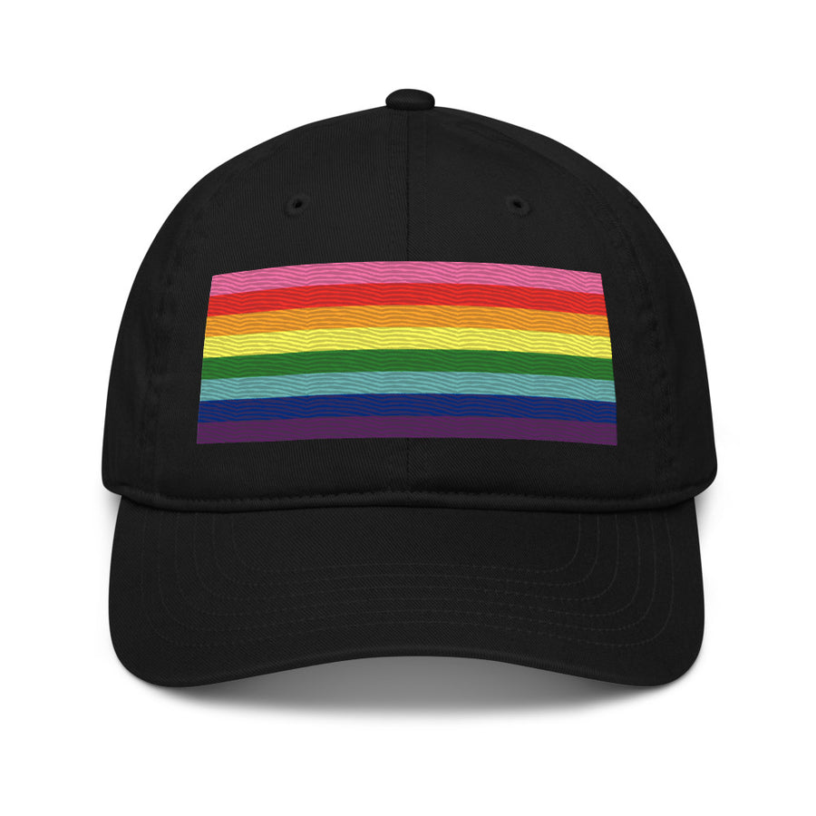 8-Stripe Pride Organic Baseball Cap