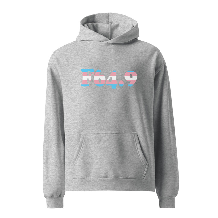 F64.9 Gender Identity Disorder, Unspecified: Trans Pride Relax Hoodie