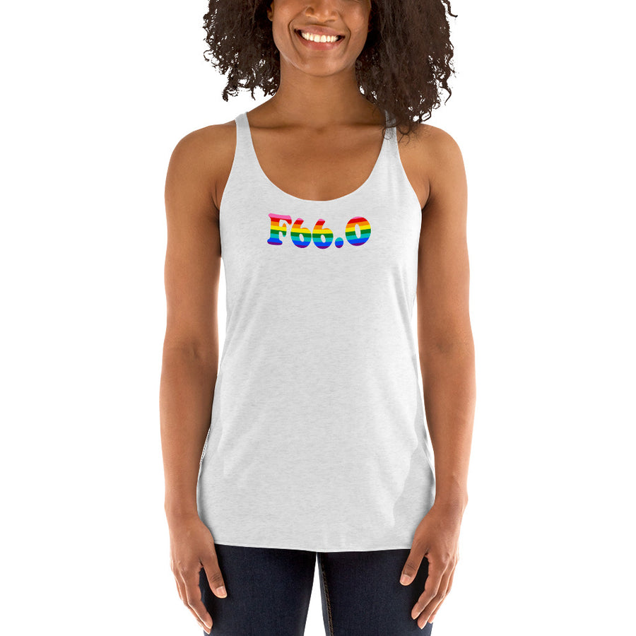 F66.0 Sexual Maturation Disorder: 8-Stripe Pride Racerback Tank