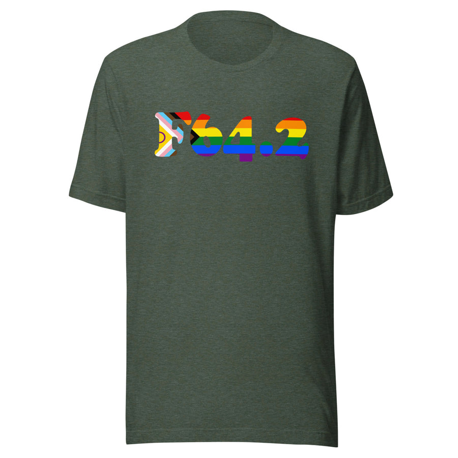 F64.2 Gender Identity Disorder of Childhood: Progress + Intersex Pride Staple T-Shirt
