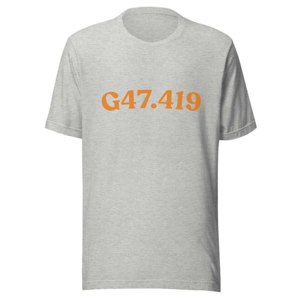 G47.419 Athletic Heather - orange