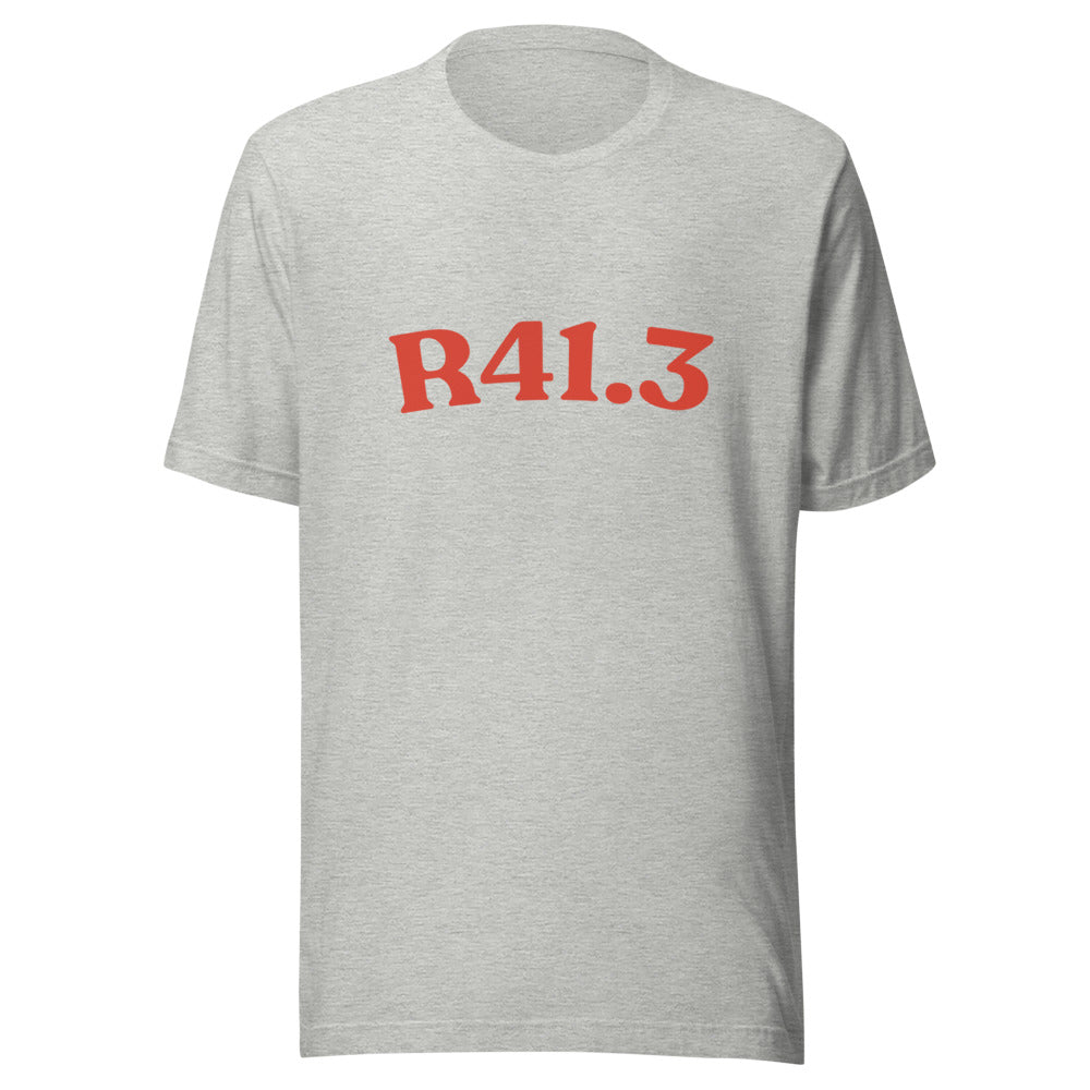 R41.3 Athletic Heather - red