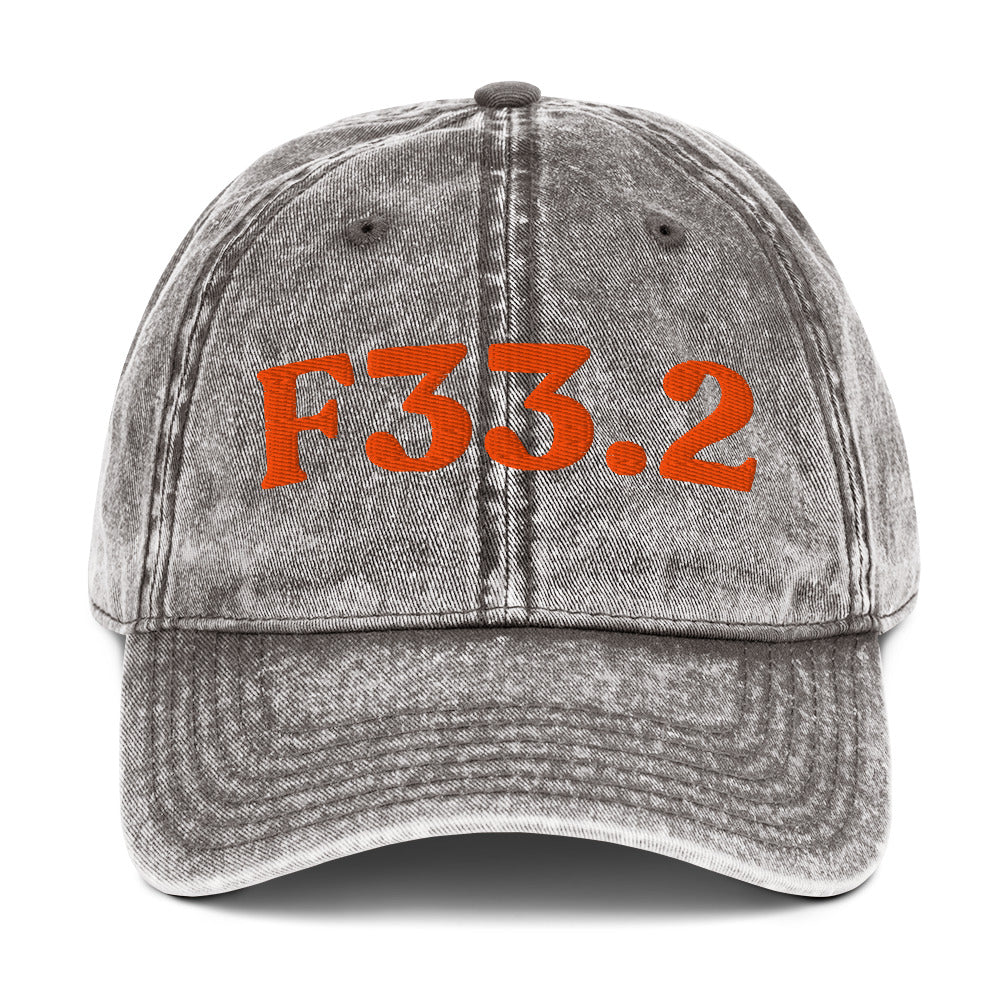 F33.2 Major Depressive Disorder, Recurrent Severe - Charcoal Grey / Orange