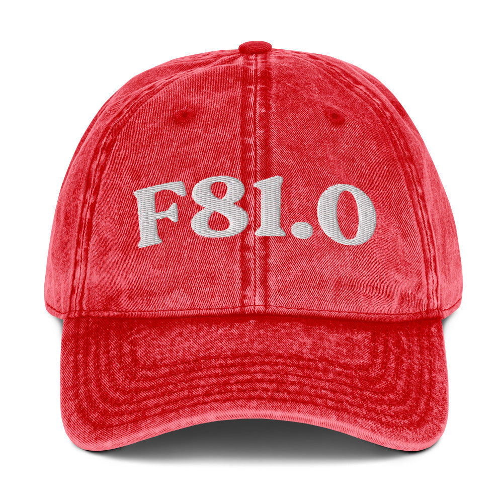 F81.0 Dyslexia - Red / White