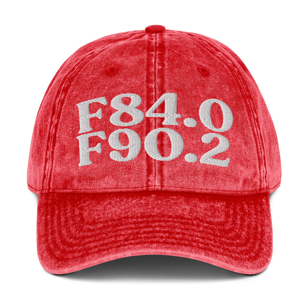 AuDHD (Autism + ADHD) - Red / White