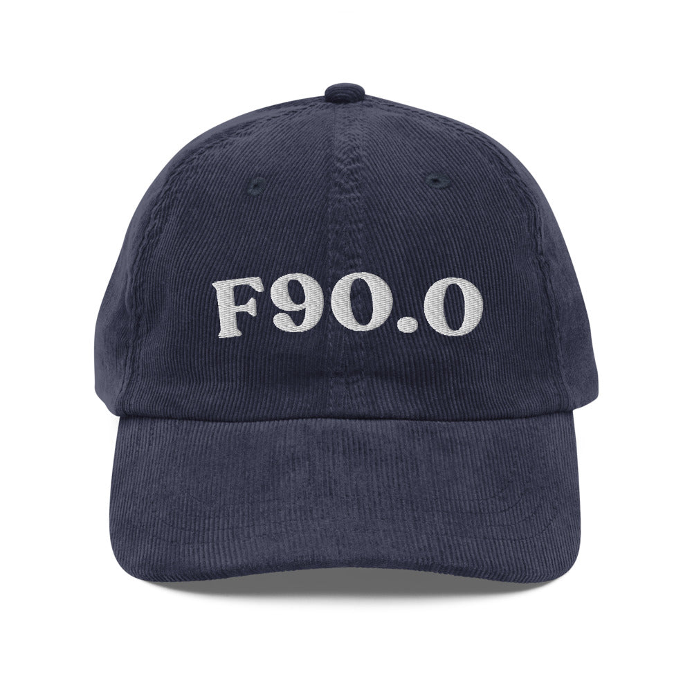 F90.0 ADHD, Predominantly Inattentive - Navy / White
