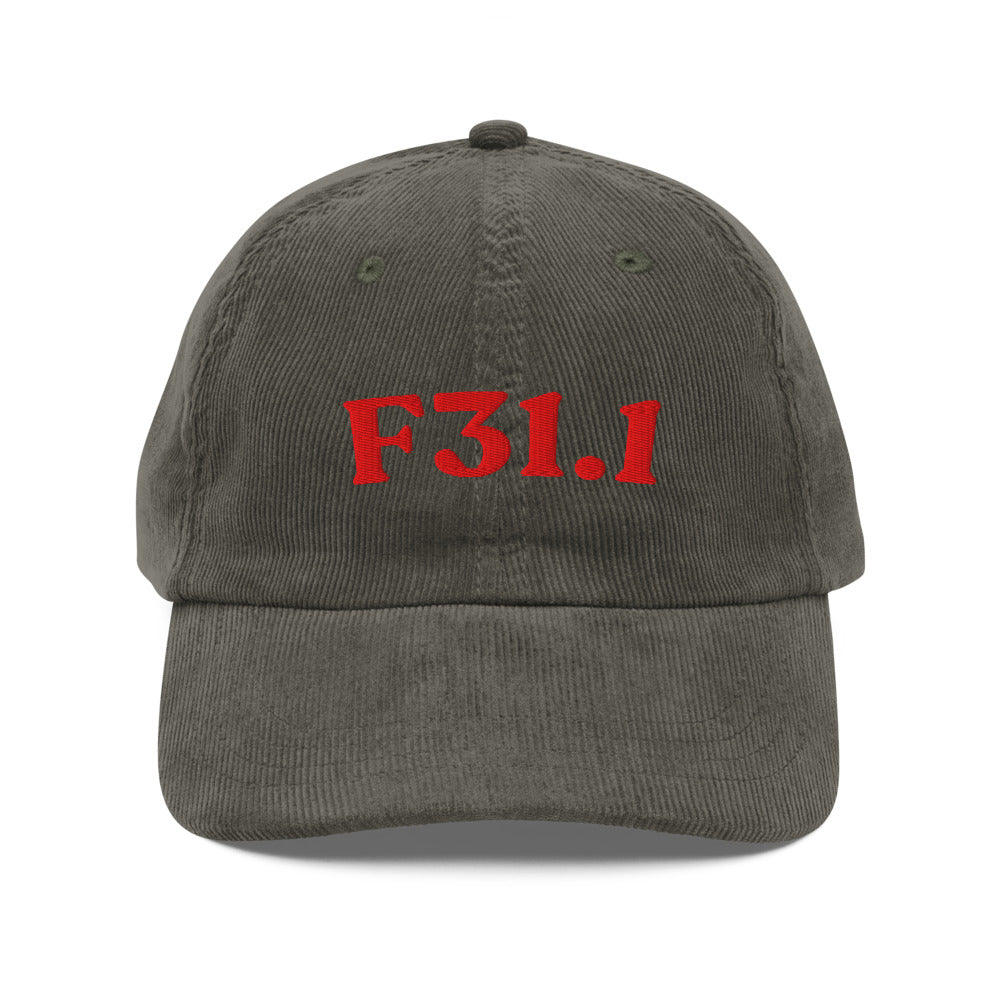 F31.1 Bipolar I Disorder, Manic Episode - Olive / Red