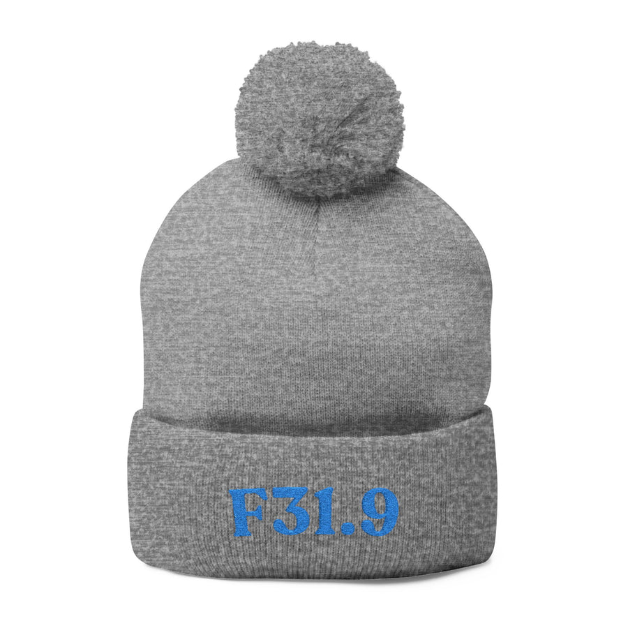 F31.9 Bipolar Disorder Unspecified: Pom-Pom Beanie