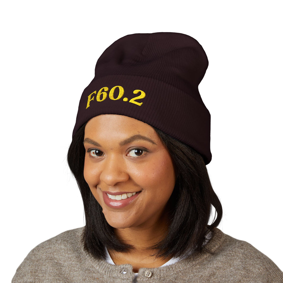 F60.2 Antisocial Personality Disorder: Cuffed Beanie – hero