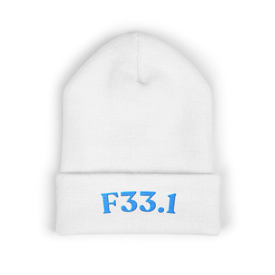 F33.1 Major Depressive Disorder Recurrent Moderate: Cuffed Beanie – hat preview