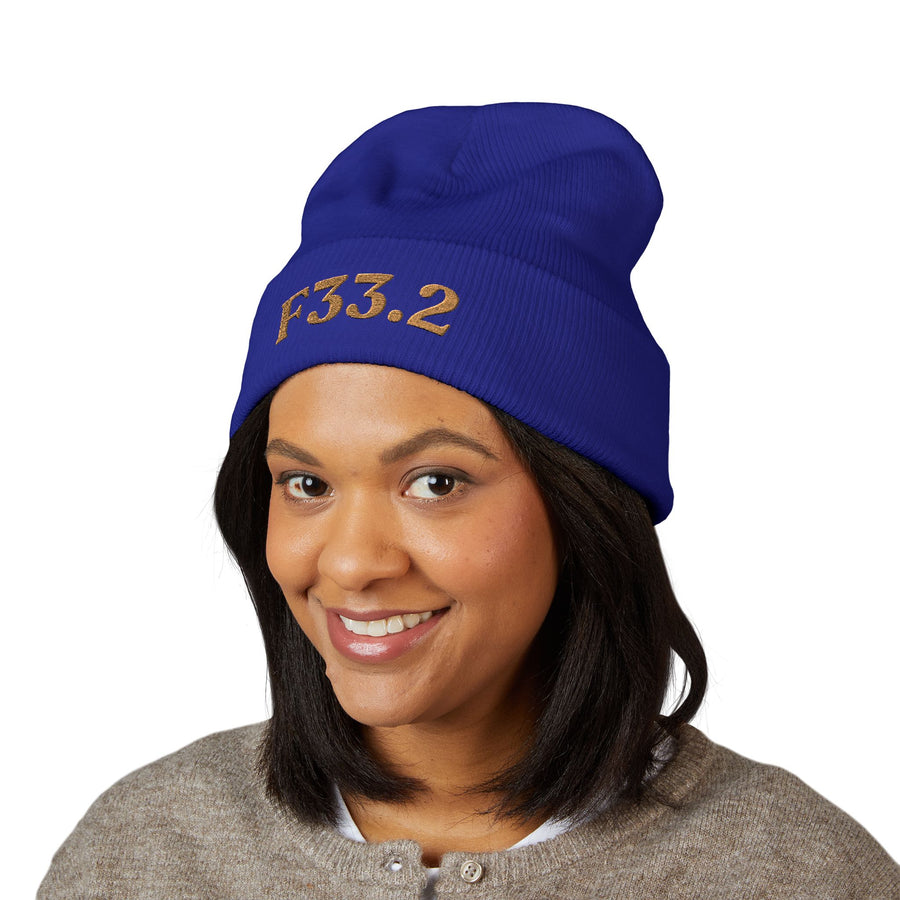 F33.2 Major Depressive Disorder Recurrent Severe: Cuffed Beanie – hero