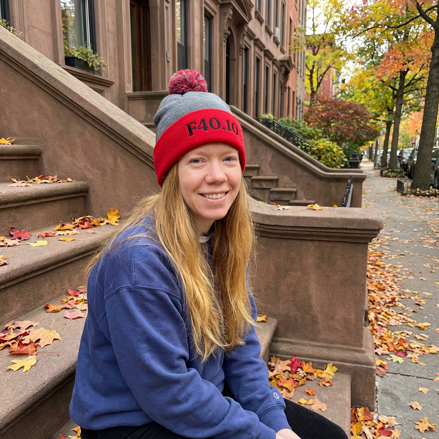 F40.10 Social Anxiety Disorder: Pom-Pom Beanie – hero