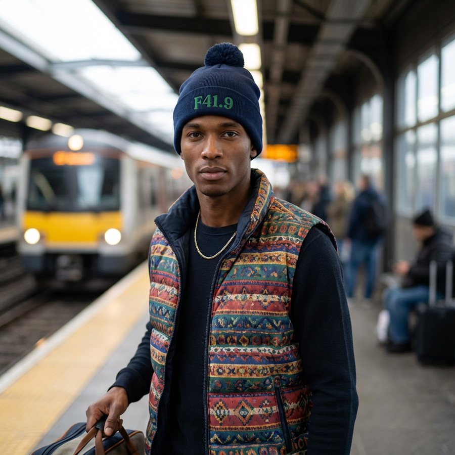 F41.9 Anxiety Disorder Unspecified: Pom-Pom Beanie – hero