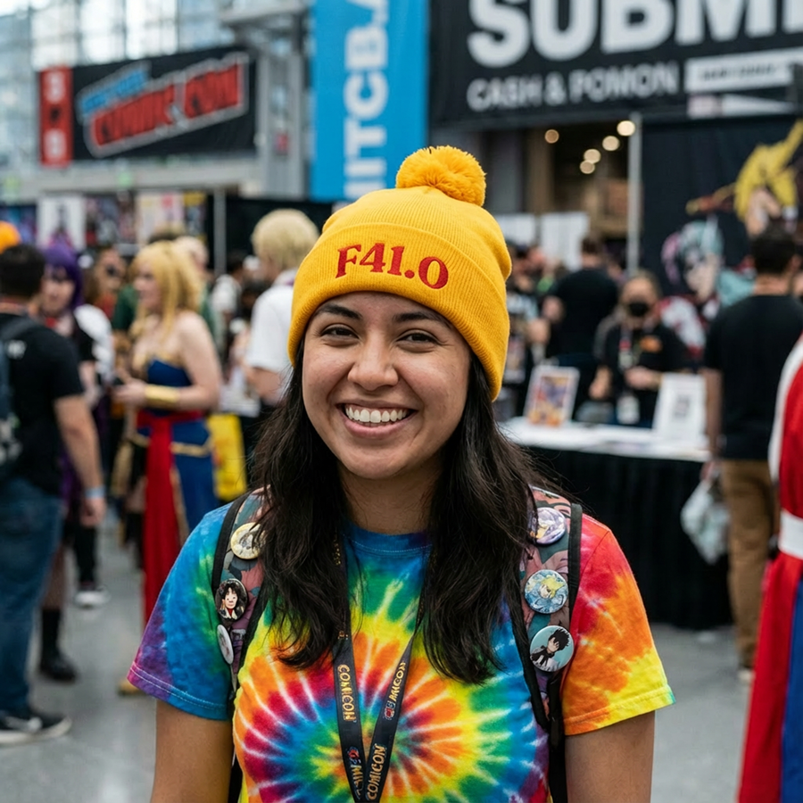 F41.0 Panic Disorder: Pom-Pom Beanie – hero