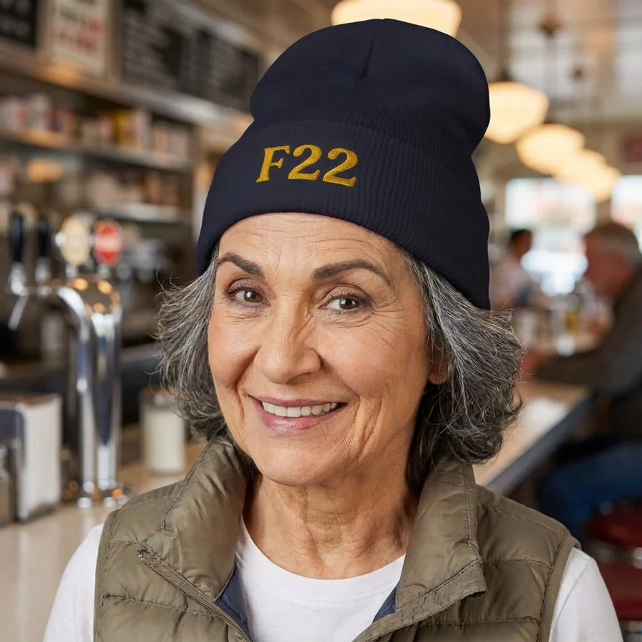 F22 Delusional Disorder: Cuffed Beanie – hero