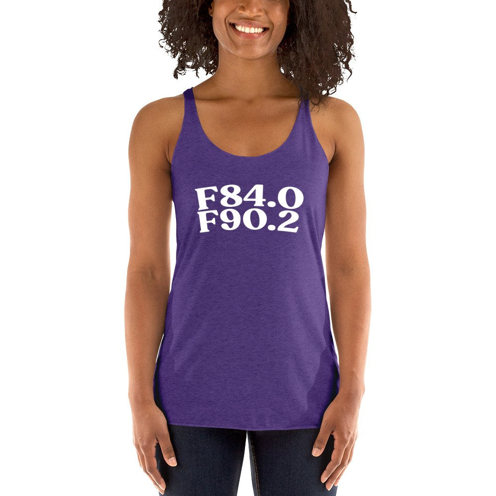 AuDHD | 6733 | purple-rush | white