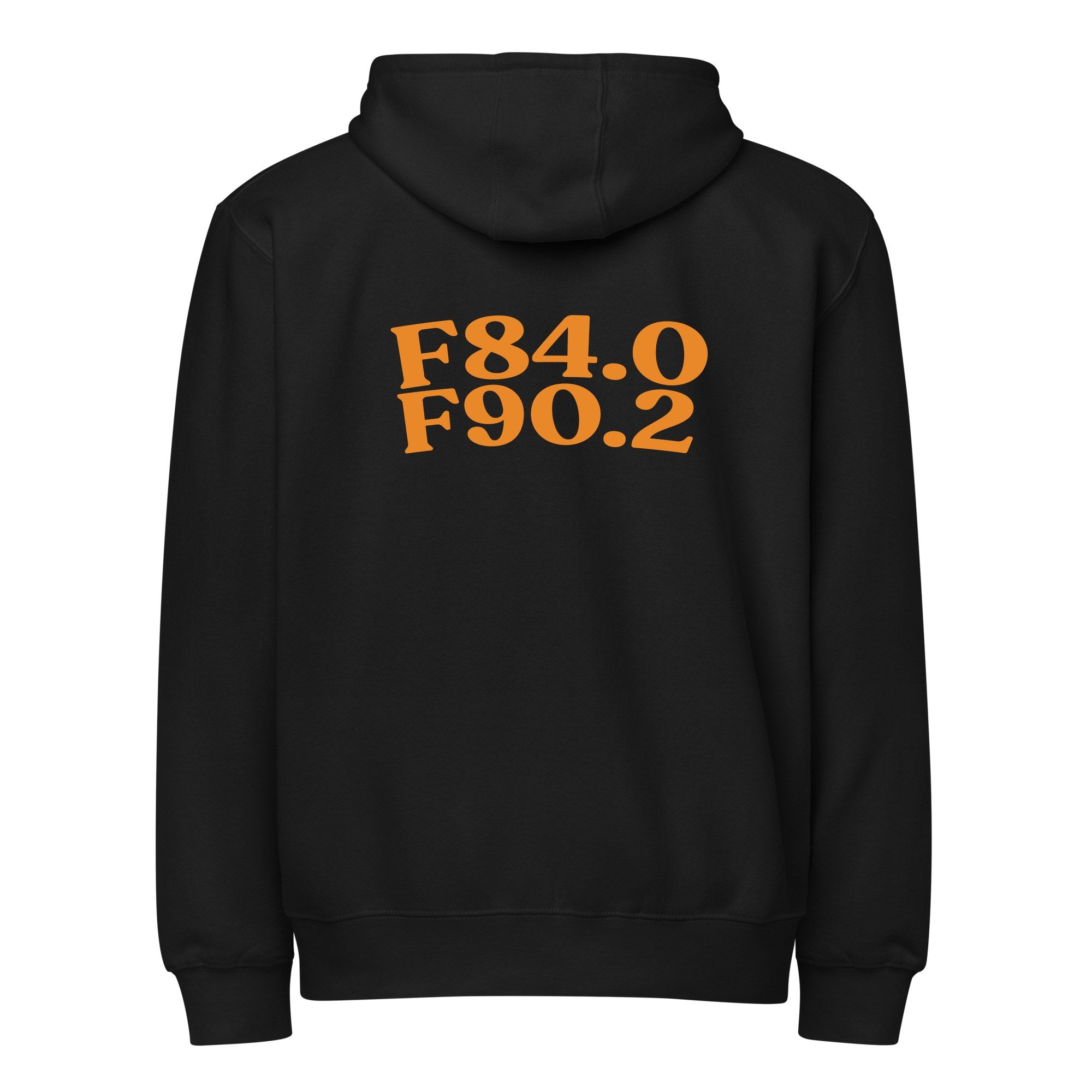 AuDHD | LS14003-back | black | orange