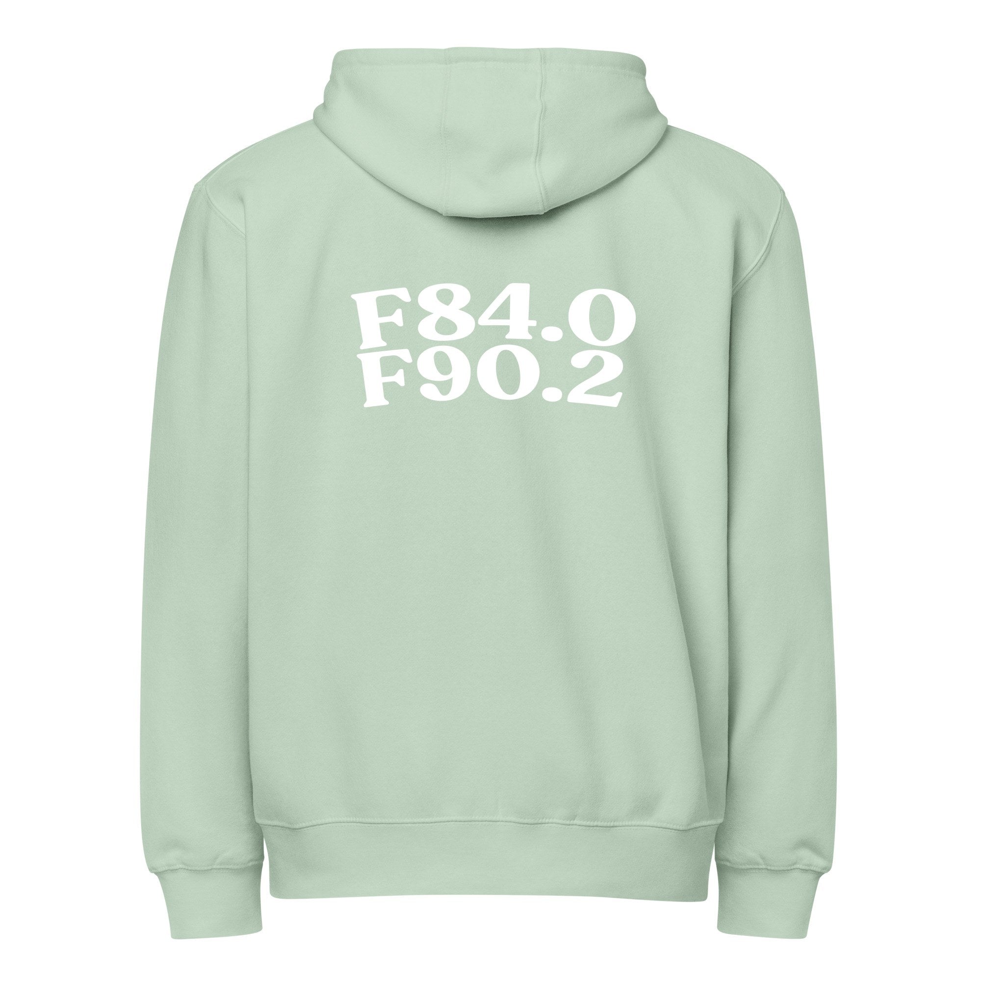 AuDHD | LS14003-back | seafoam | white